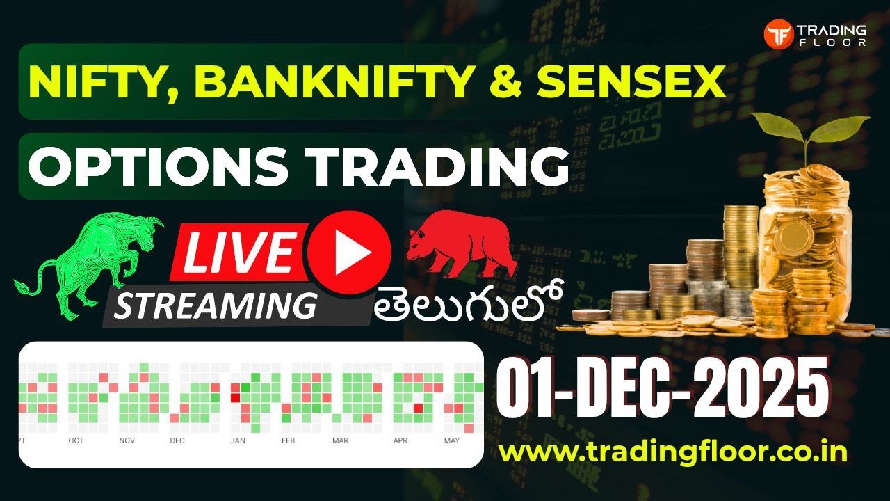Live Nifty & Bank Nifty Chart Analysis in Telugu 📈