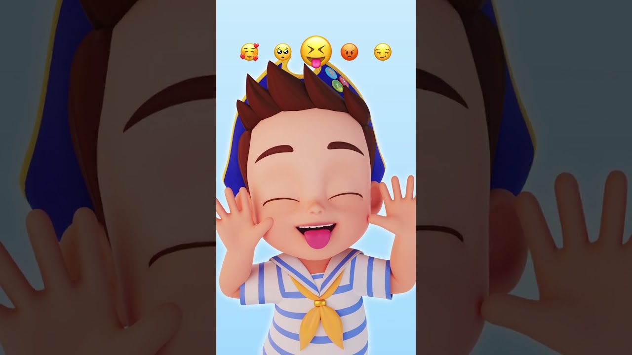 Learn Emotions with Brody! ☺️😡😢 #bebefinn #shorts #kidssong