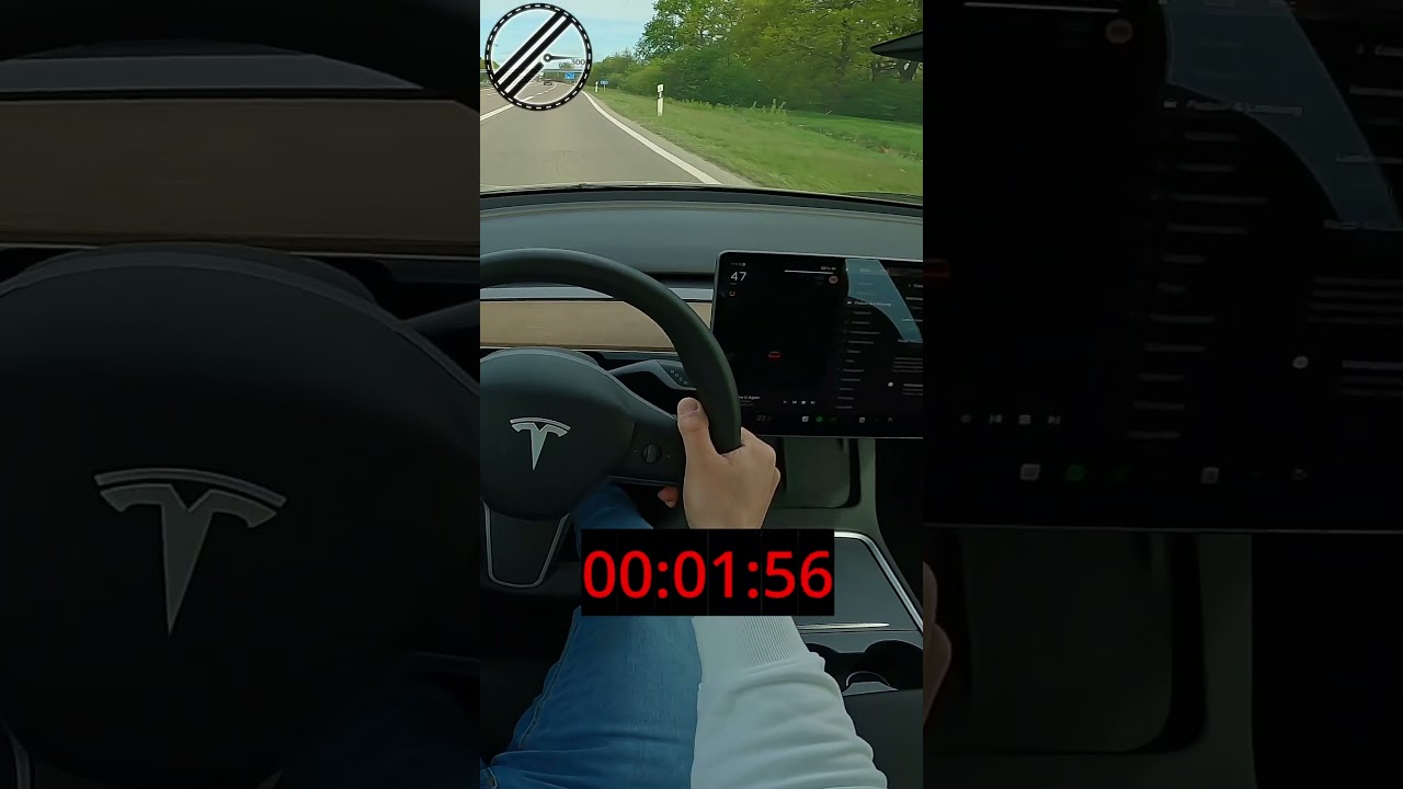 Tesla Model 3 Long Range AWD 0-100 km/h Test ๐