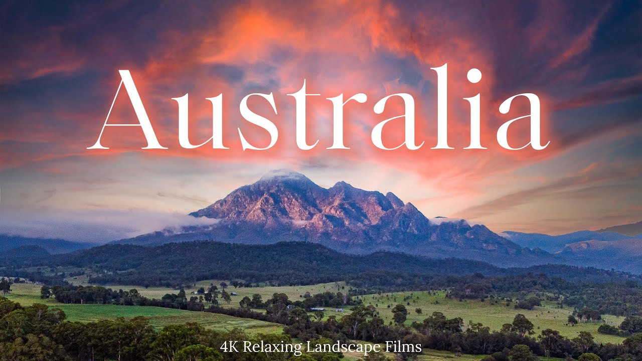 Relaxing 4K Australia Landscape Tour with Calming Music โ 1 Hour of Scenic Beauty ๐ฟ