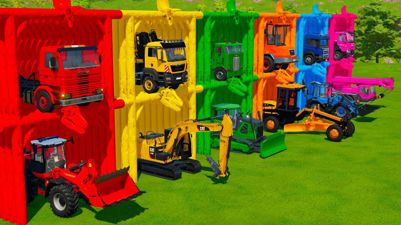 Transporting Heavy Machinery with Big Trucks π