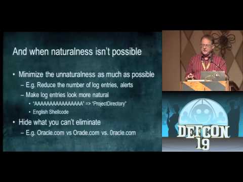 DEF CON 19 - Bruce "Grymoire" Barnett - Deceptive Hacking