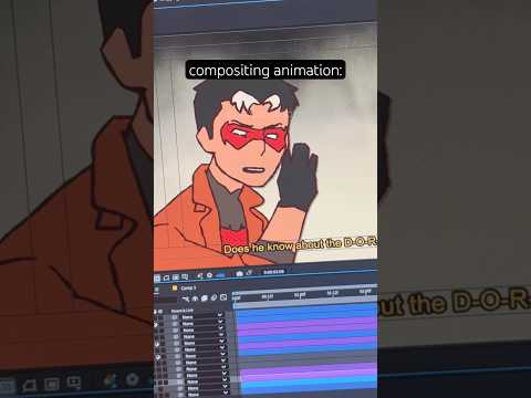 compositing a bat-family animation I recently made. #batfamily #animation #compositing #moho