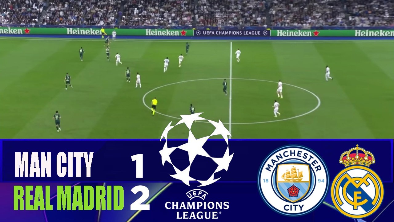 MANCHESTER CITY vs REAL MADRID 1-2 | 2026 Champions League | Match Highlights