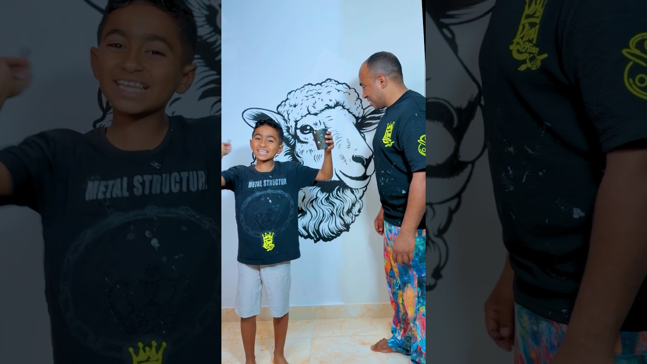 هل أنت مستعد لتحدي ابنك في رسم خروف العيد؟ 🐑✨