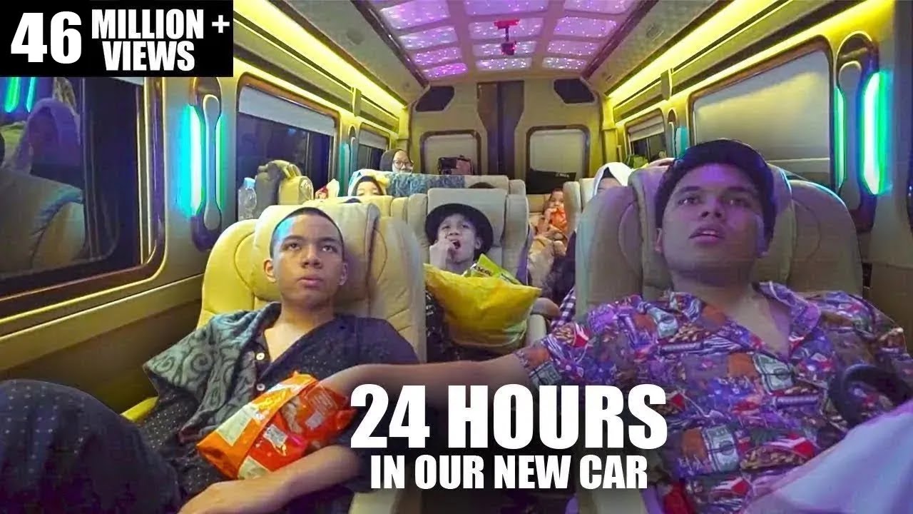 24 Epic 24-Hour Challenge with the Halilintar Family in a Mercedes-Benz Sprinter 🚐