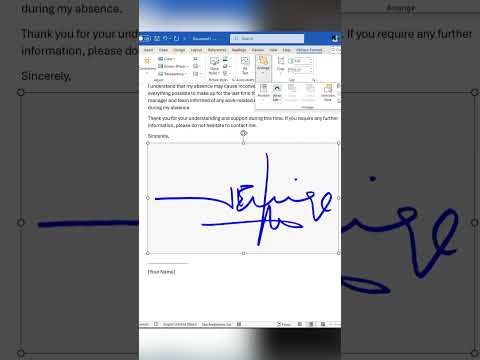 Add E-Signatures Easily in Microsoft Word
