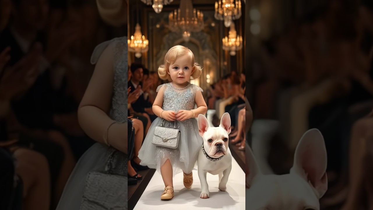 Adorable Fashion Show Runway Walk with a Stylish Pet 🐾