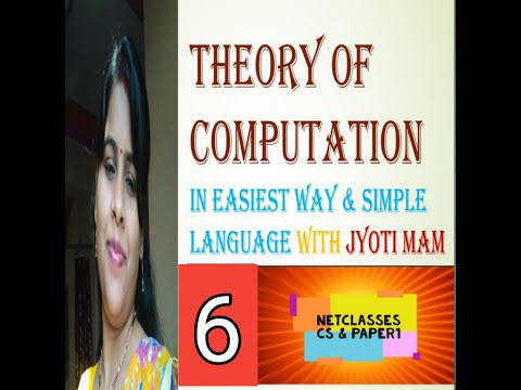 #PART 6 #TOC CONCEPT LIVE  #NET CLASSES CS AND PAPER1 #jyoti mam