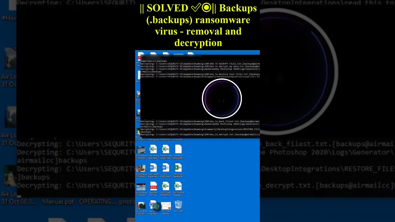 Remove and Decrypt .backups Ransomware 🛡️