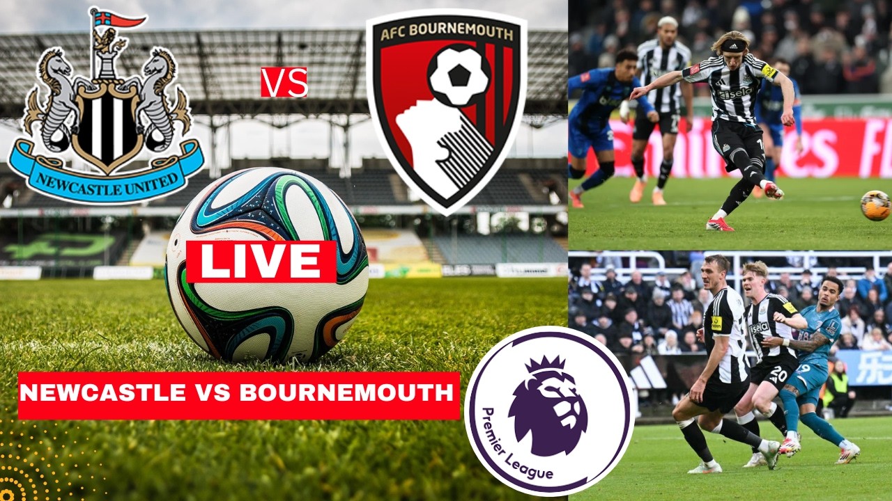 Newcastle vs Bournemouth 1-2 Live EPL Match 2026 ⚽