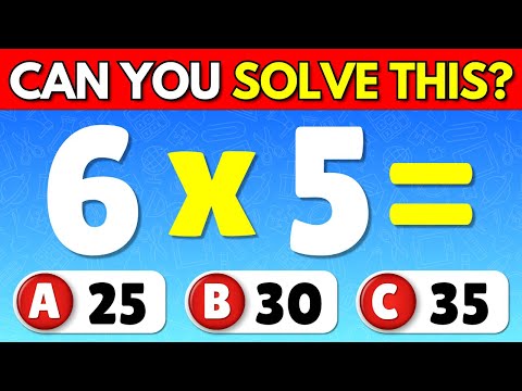 Can You Pass This Maths Quiz...? ✖️🧐➗ | Easy, Medium, Hard, Impossible 📚