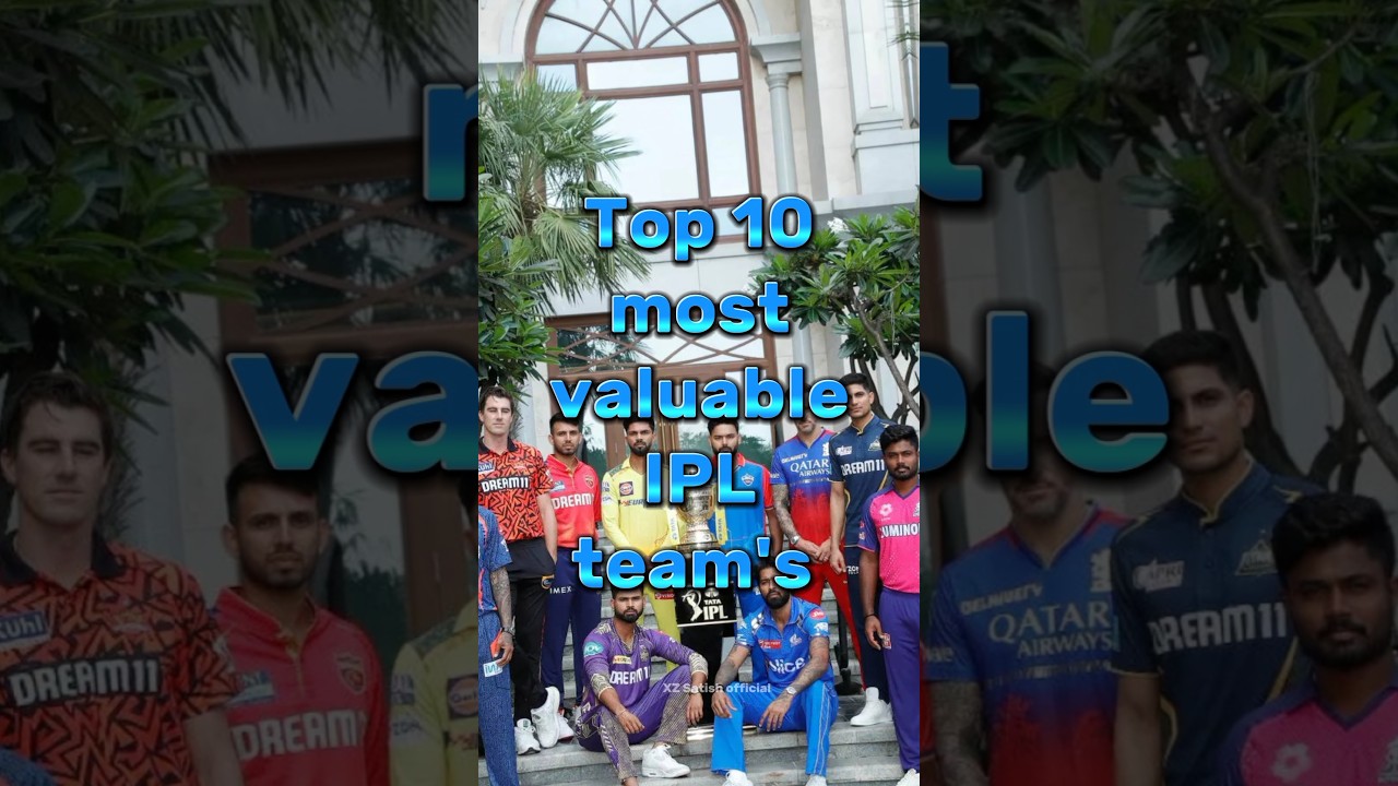 Top 10 Most Valuable IPL Teams 🏆