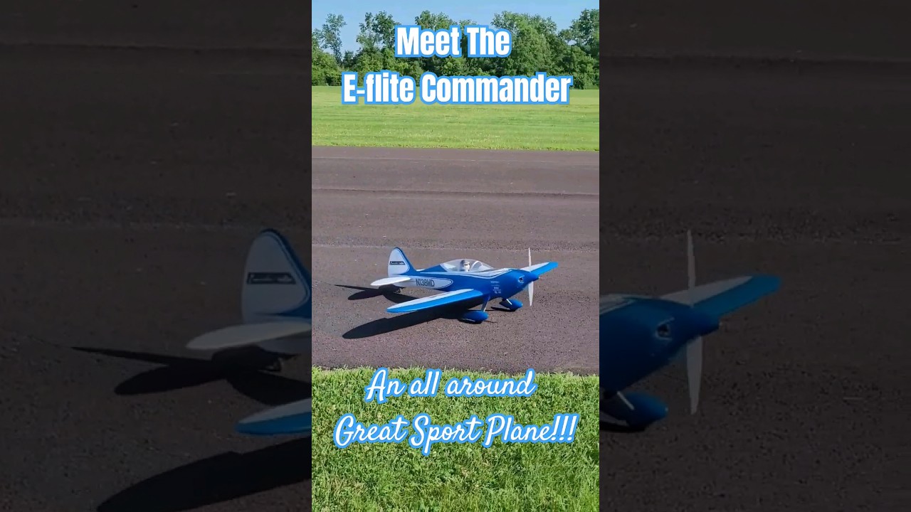 Watch the E-flite Commander Take Flight! ✈️ Morning Flight Preview