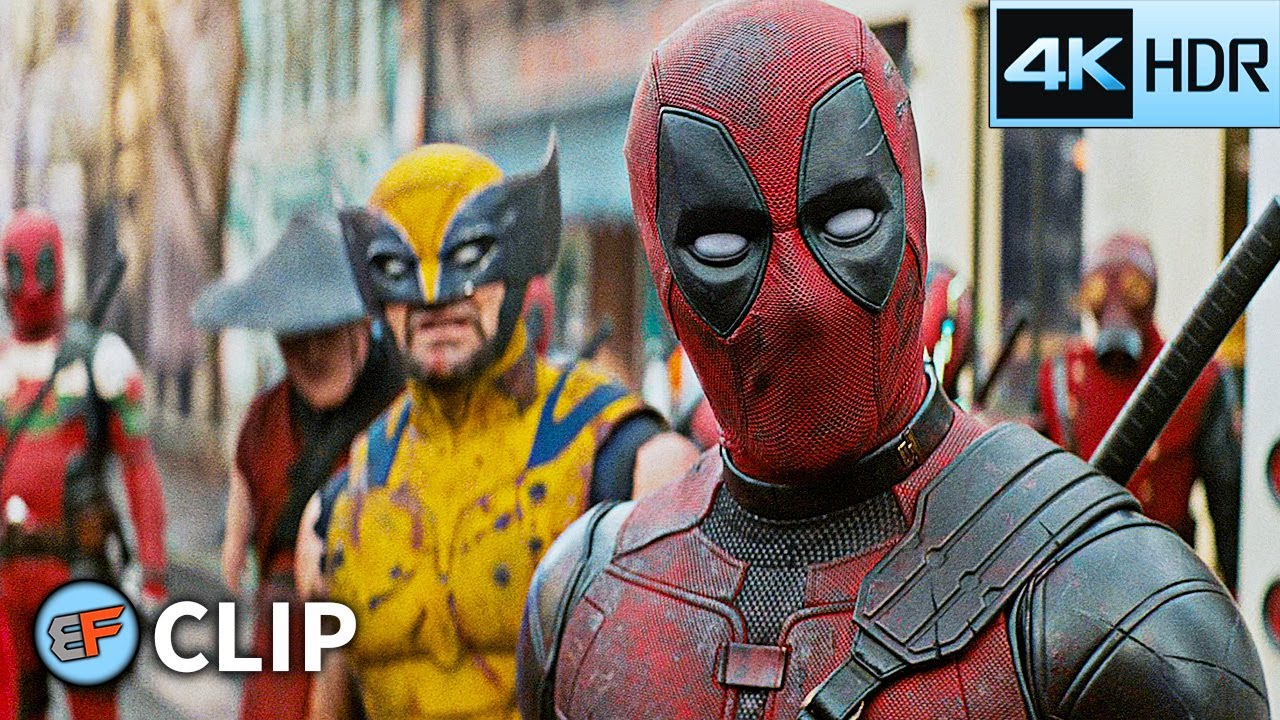 Deadpool & Wolverine Battle Deadpool Corps in 4K π¬