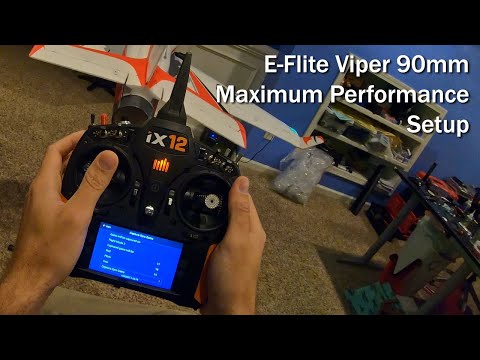 E-Flite Viper 90mm Maximum Performance Setup / Mixing / High Alpha