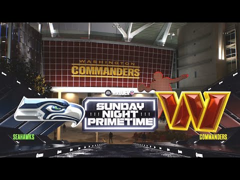 Madden NFL 26 - Seattle Seahawks Vs Washington Commanders PS5 Simulation Week 9 (Updated Rosters)