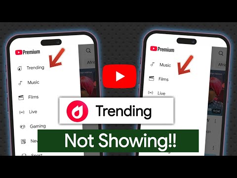 Fix YouTube Trending Option Not Showing | Trending Option Not Showing on YouTube