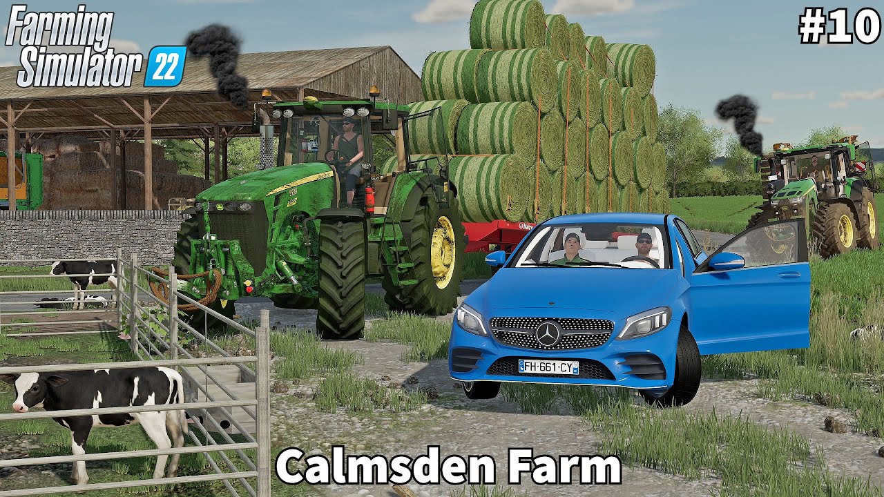 Calf Placement & Hay Bales | FS 22 Timelapse #10