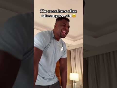 These reactions to Adesanya’s #UFC287 win 😮