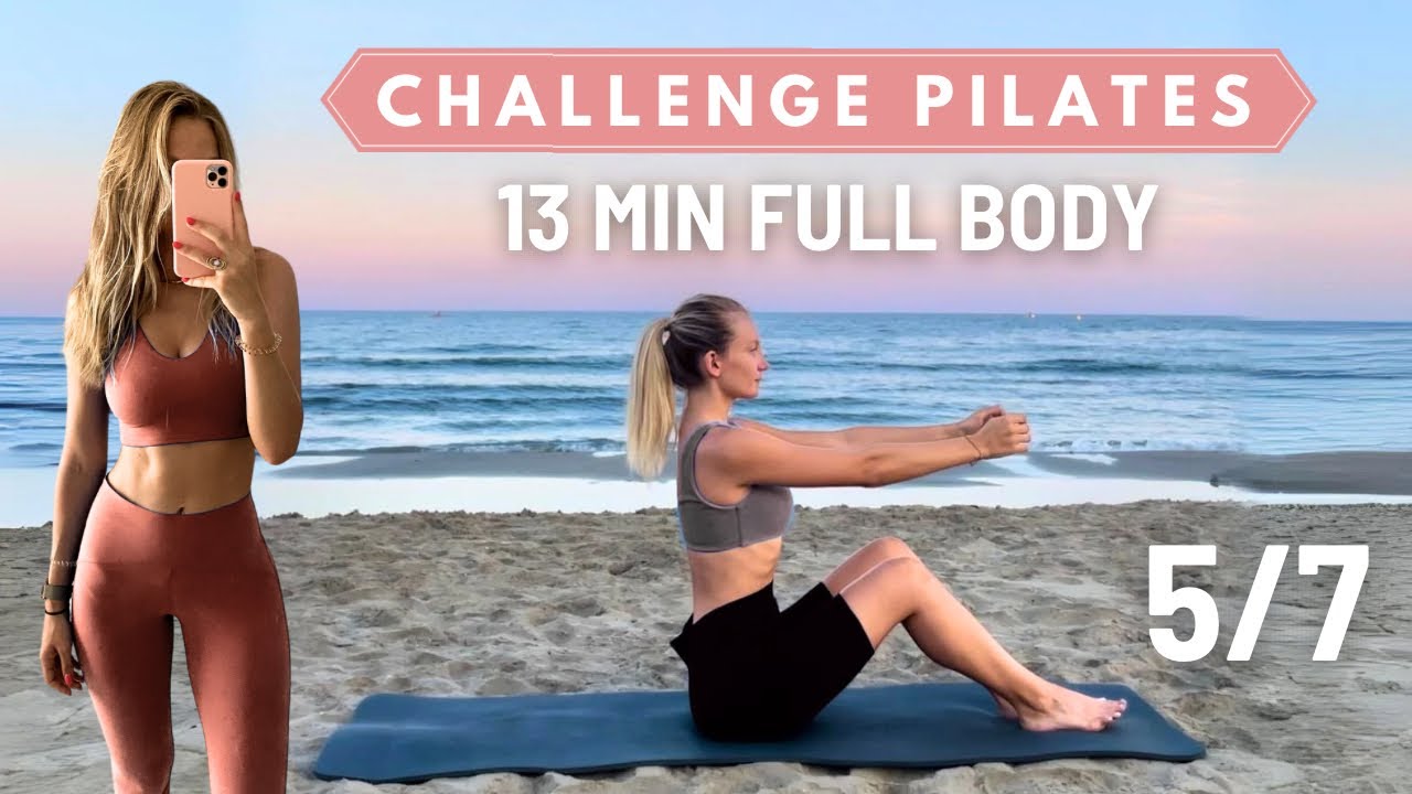 CHALLENGE PILATES DÉBUTANT 7 JOURS 5/7 | 13 MIN FULL BODY | SANS ÉQUIPEMENT | JESSY PILATES