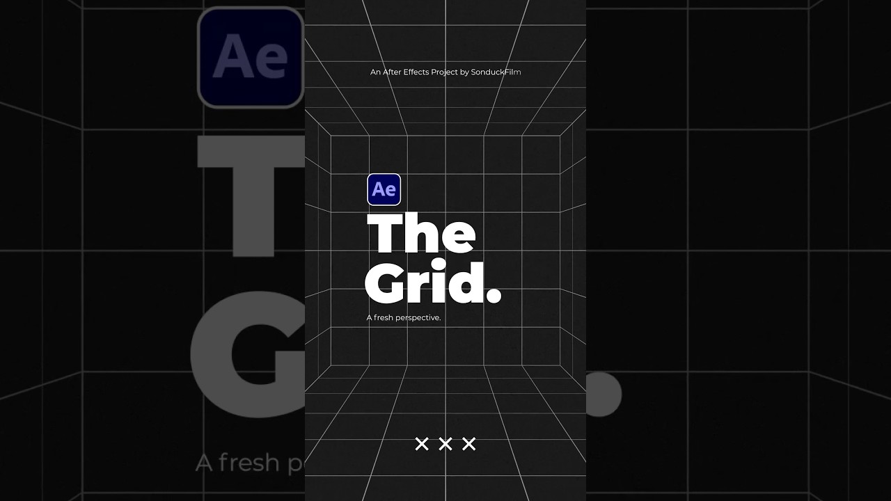 Master 3D Perspective Grid Motion Graphics in After Effects 🎥