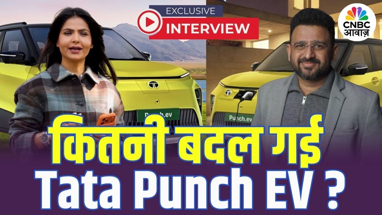 Tata Punch EV Facelift Model पर कंपनी के CCO Vivek Srivatsa से खास चर्चा! | Deepali Rana