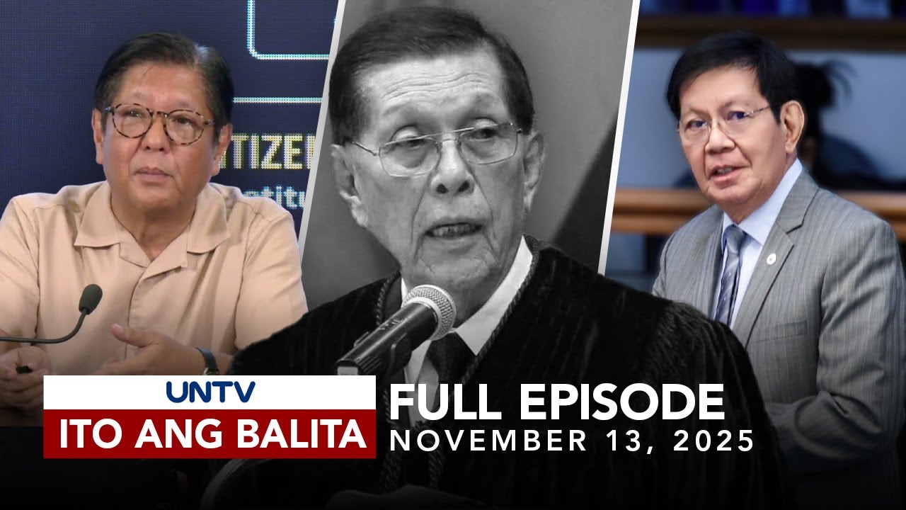 UNTV: Balita ng Nov 13, 2025 - Flood Control Anomaly & More