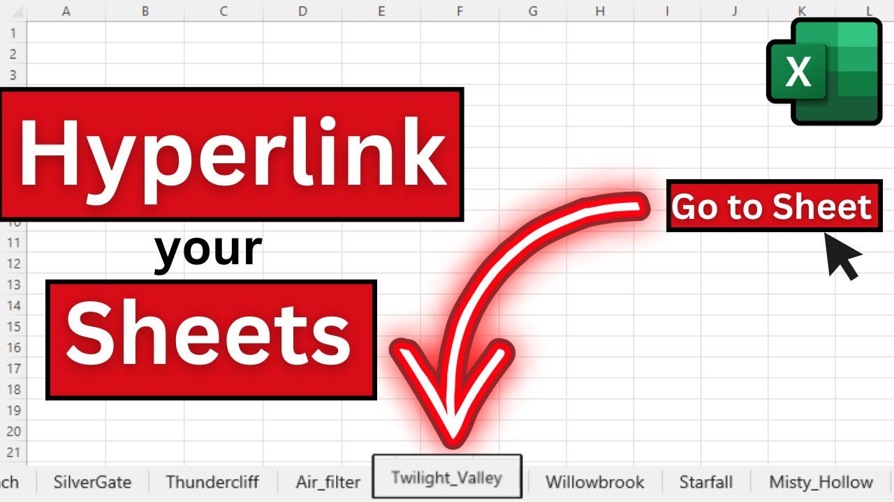 Link Worksheets to Master Sheet in Excel 📊