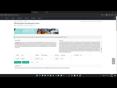 028. RSA Algorithm (Rivest-Shamir-Adleman) #2