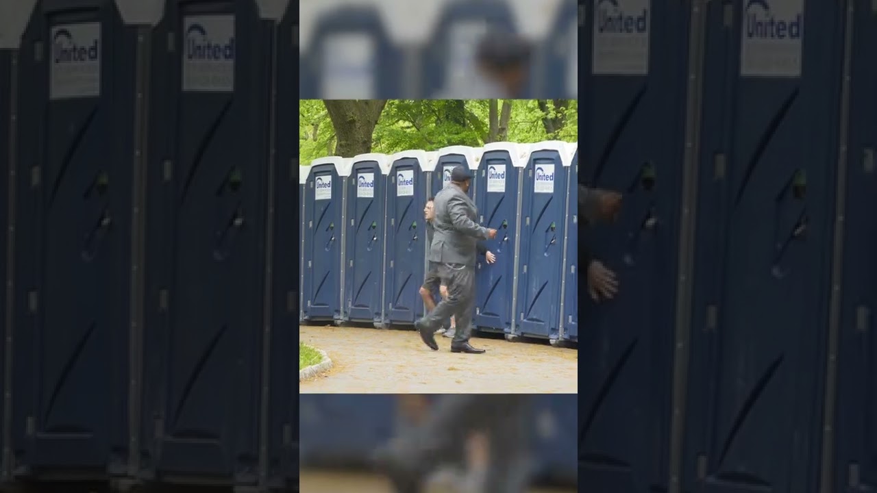 All Porta Potties Padlocked! 😂