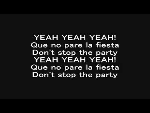 Pitbull - Don't Stop The Party (Lyrics) π