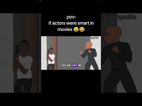If actors were smart in movies #funny #funnyanimation #theanimcomedy #funnyvideo #comedy #animation