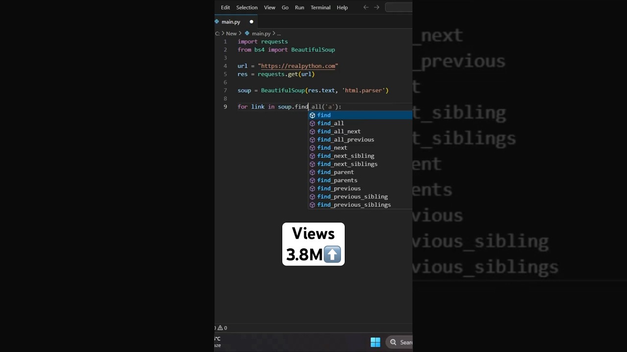 Quick & Easy Web Scraping in 5 Lines with Python 🕸️