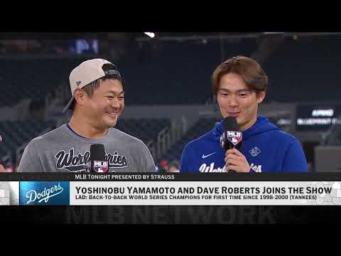 World Series MVP Yoshinobu Yamamoto speaks about his EPIC October! 🏆 | 山本由伸