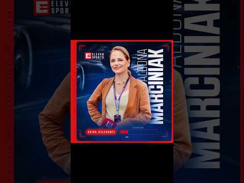 Aldona Marciniak w Eleven Sports #formula1 #news #f1 #aldonaMarciniak