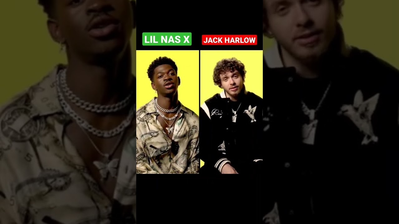LIL NAS X vs JACK HARLOW Without Autotune #shorts