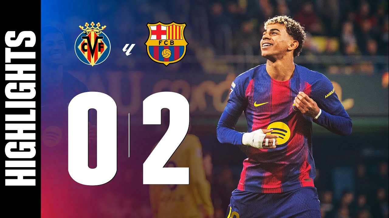 Villarreal 0-2 Barcelona | La Liga 2025/26 MD17 🔵🔴