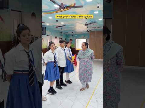 When your mom is principal in your school ๐ซ #shorts #sejalgabashorts #school #festivewithshorts