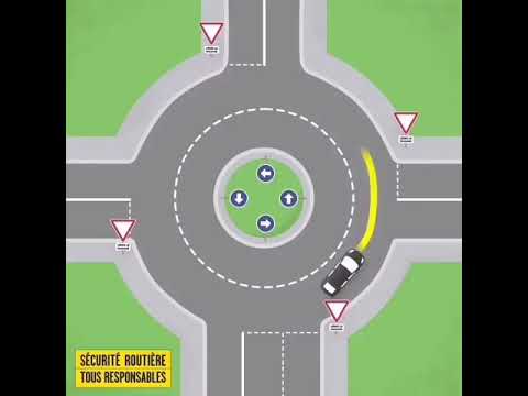 Roundabout rules for beginners.