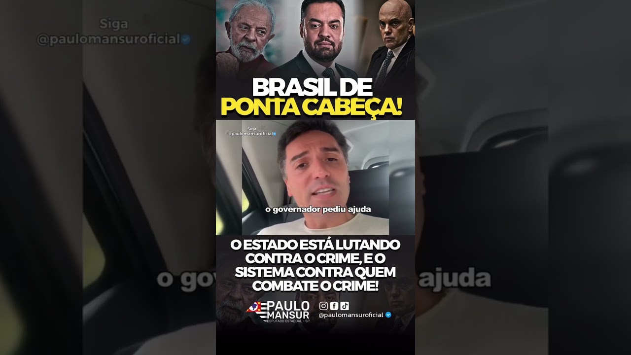 Estado vs. Crime: O Sistema Está Contra Quem Luta pela Segurança 🚨