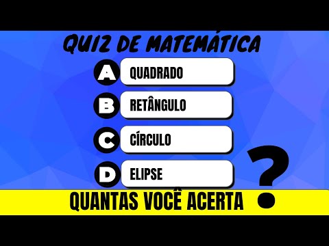 QUIZ DE MATEMÁTICA #1 | QUIZ DE MATEMÁTICA ENSINO FUNDAMENTAL