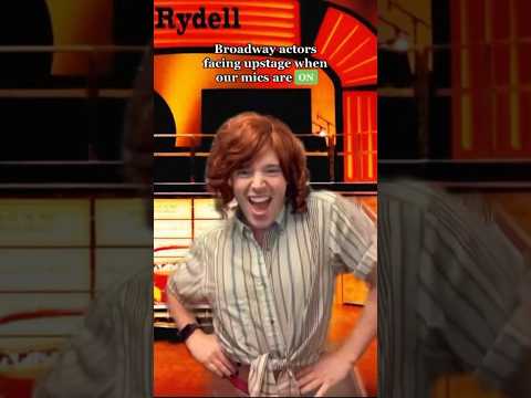 Broadway actors when we face away from the audience 💀 #broadway #theatre #actor #singing #pov