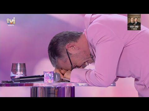 Cláudio Ramos tem ataque de riso em direto por causa de Joana Diniz! Veja o momento hilariante