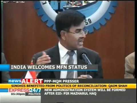 We appreciate Pakistan cabinet decision to approve MFN status: Indian High Commissioner