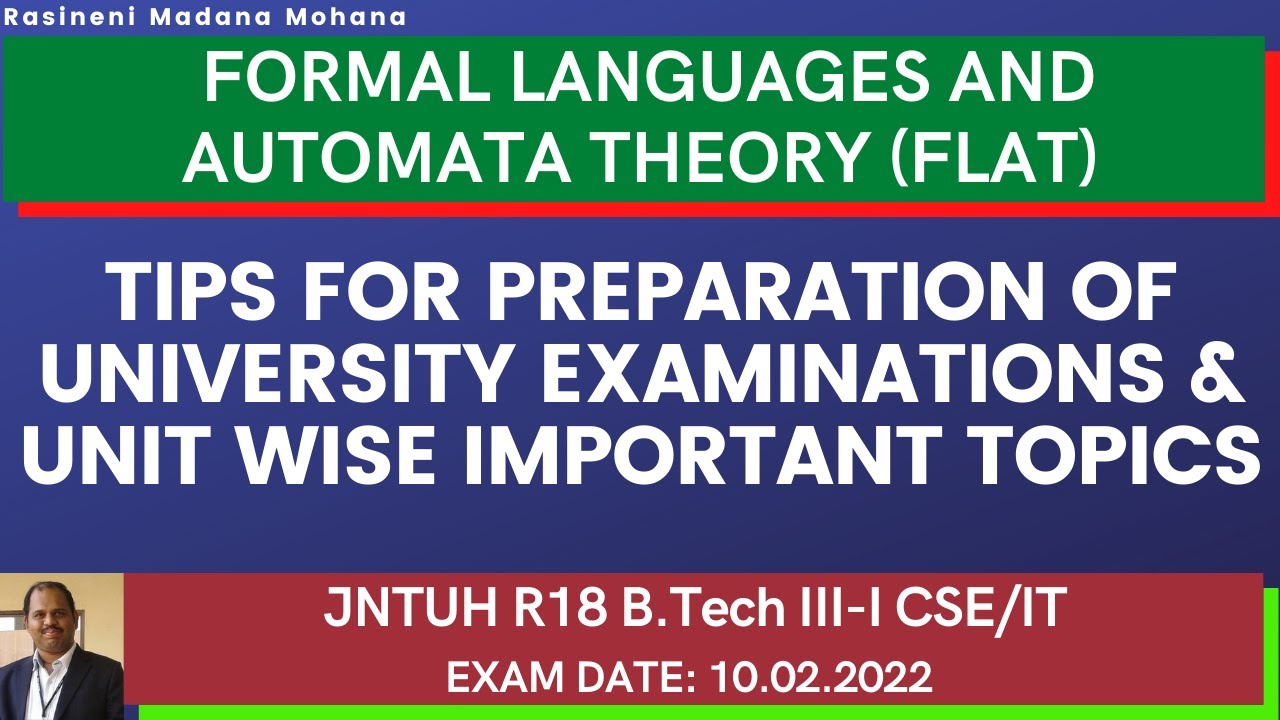 Ace Your Formal Languages & Automata Theory Exam: Essential Tips & Key Topics for 2022 📚
