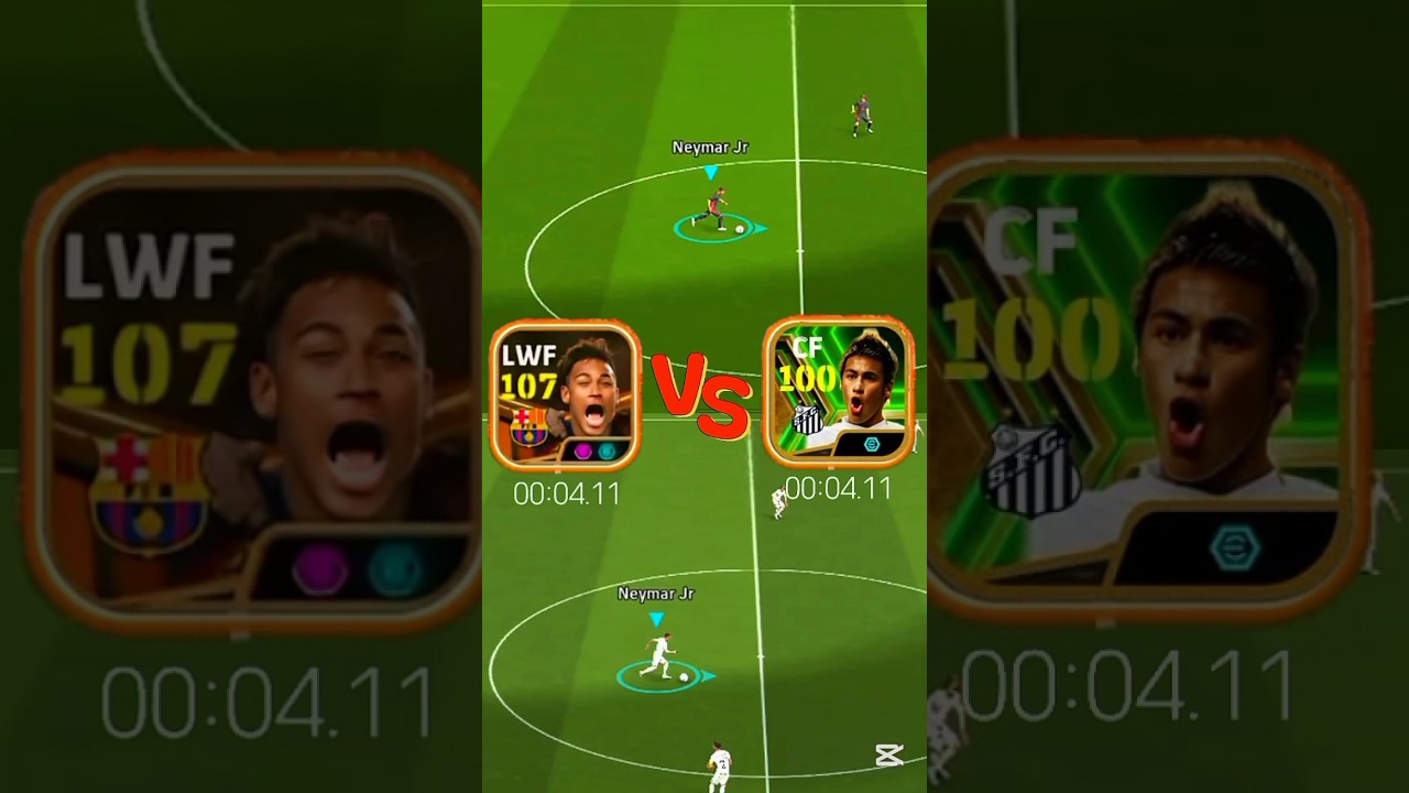 Bigtime Neymar vs Santos Neymar Card Speedy Challenge In eFootball 2025 #efootball #pes #pesmobile