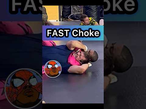 Fast Choke #mma #jiujitsu #martialarts #wrestling #submission #sport #selfdefense #brazilianjujitsu