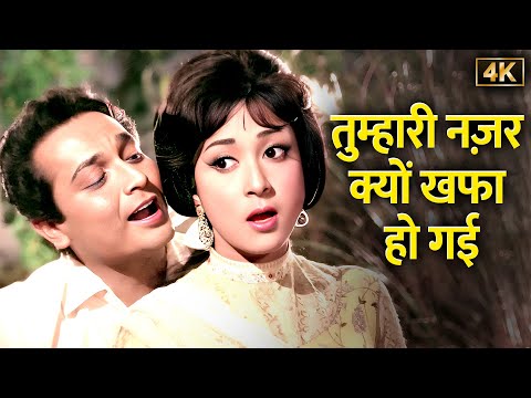 Tumhari Nazar Kyon Khafa Ho Gayi ЁЯТЦ(4K Song) - Mohd Rafi - Lata Mangeshkar | Biswajeet and Mala Sinha