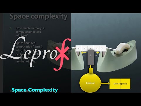 β¨ } Computational Complexity } 4 } Space Complexity } LEPROF }